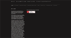 Desktop Screenshot of bazscampionnaturephotography.co.uk